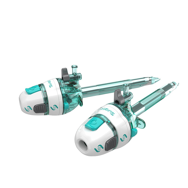 Surgsci Medical Ltd. Certificado por el CE de punta óptica Laparoscópicos desechables Trocars para cirugías de laparoscopia
