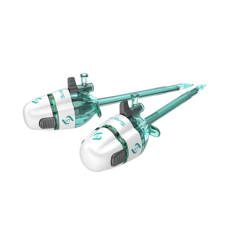 5*100mm Trocar desechable estéril sin cuchilla para cirugía torácica tipo Easypass Surgsci