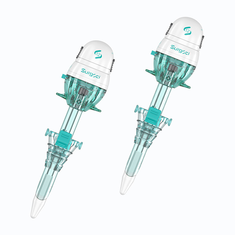 Trocar desechable de tipo Hasson de 12 mm con certificación CE para cirugía laparoscópica cirugía médica
