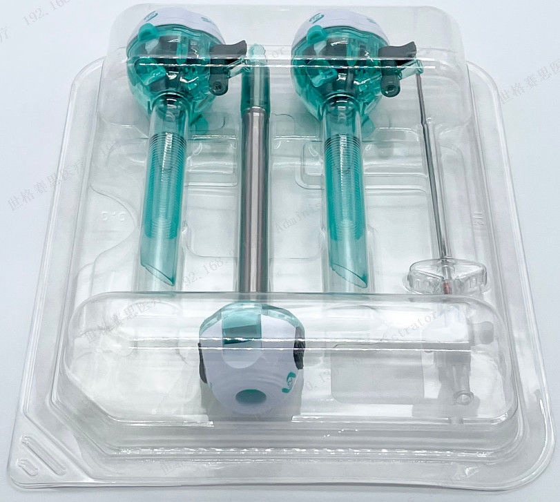 Los instrumentos quirúrgicos endoscópicos Trocar disponible fijaron el equipo óptico de 12m m Trocar