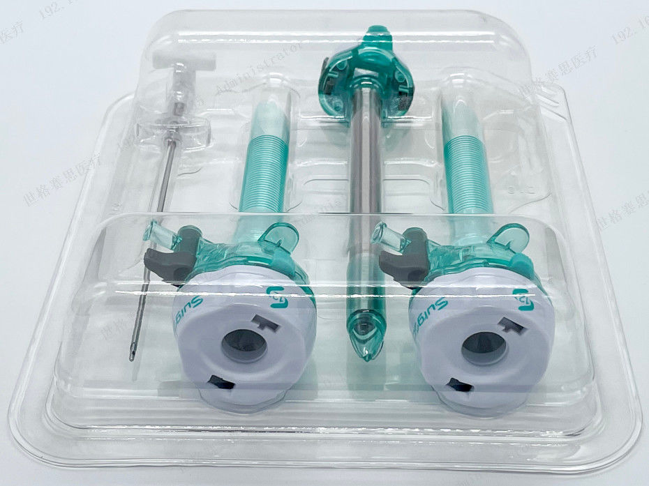 Los instrumentos quirúrgicos endoscópicos Trocar disponible fijaron el equipo óptico de 12m m Trocar