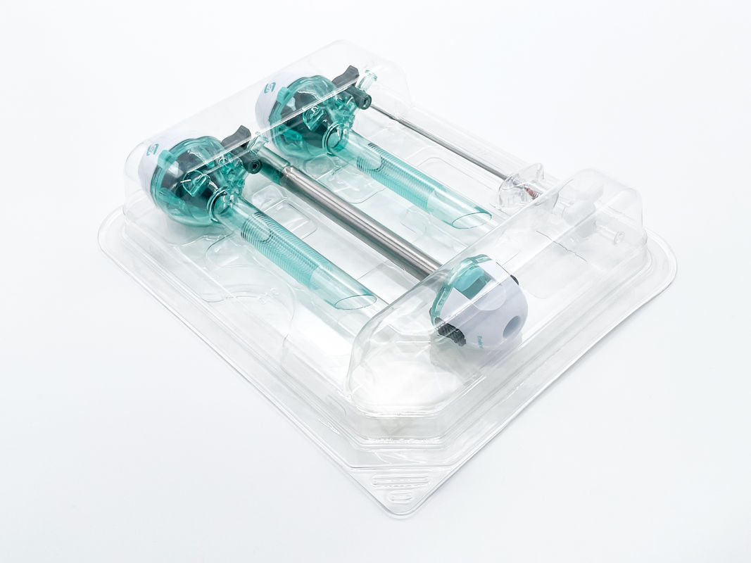 Surgsci Trocar Kit 12mm Cirugía abdominal Instrumentos estériles Kit visibles Trocar conjunto óptico Trocar