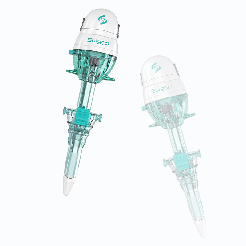 Trocar tipo Hasson Laparoscópico Trocar de punta contundente Trocar desechable 12 mm Hasson Trocar